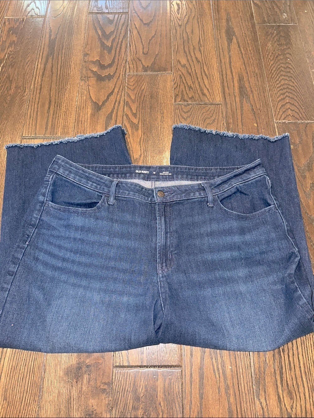 Old navy size 18 High rise wow wide leg jeans